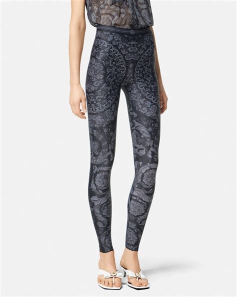 versace yoga leggings